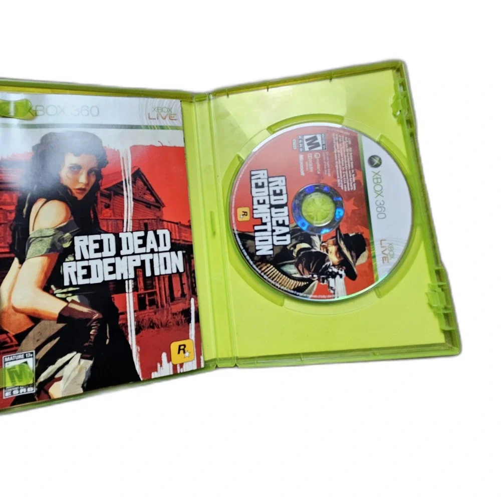 Lot of 4 Microsoft Xbox 360‎ Games - Gear of War, Red Dead Redemption, Batman